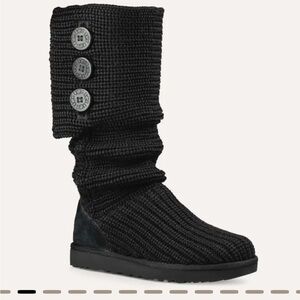 Ugg Classic Cardy Boots Women Size 7 Pre Owned